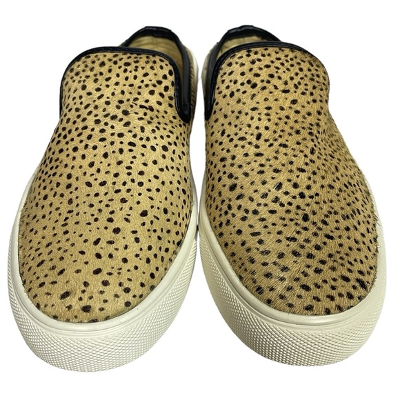 EUC Boutique By Corkys “Abbott” Tan Leopard Print Slides Women’s Size 7 - Picture 2 of 8